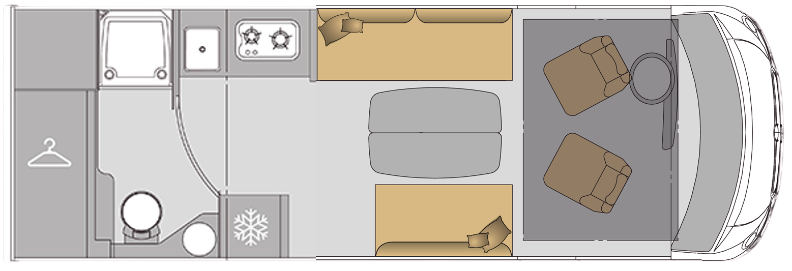 Grundriss Mooveo INT-70DH Mooveo INT-70DH – Integrierte / Vollintegrierte Élysée Line, Layout DH