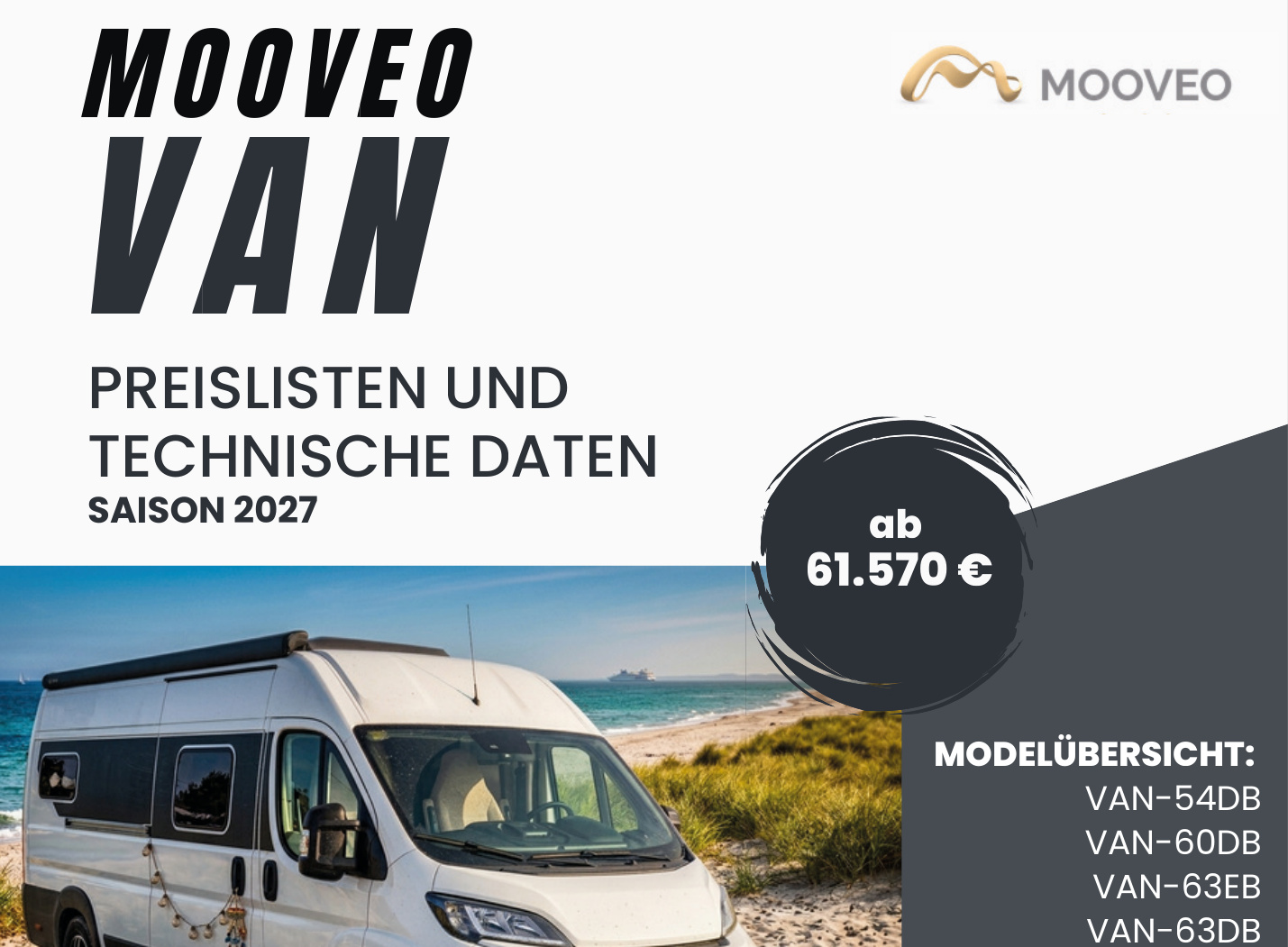 Mooveo VAN-63DB (Mooveo VAN-63DB) Kastenwagen / Van Élysée Line – Außenansicht Wohnmobil