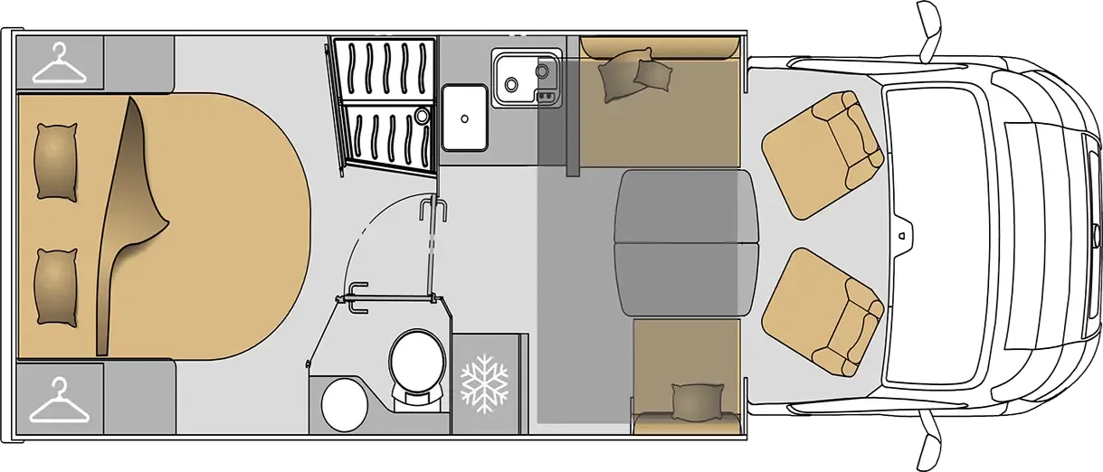 Grundriss Mooveo TEI-72QBHF Mooveo TEI-72QBHF – Teilintegrierte Élysée Line, Layout QBH